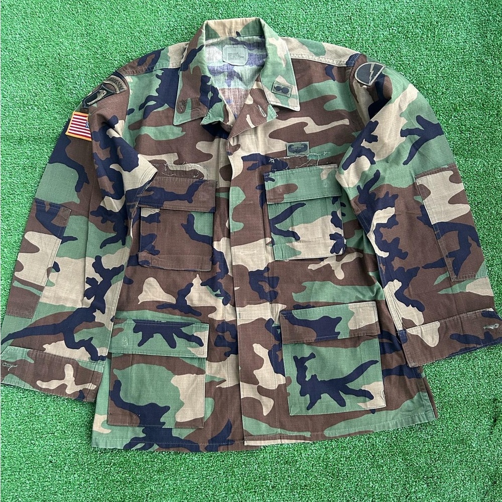 Vintage Army Fatigue Military Jacket